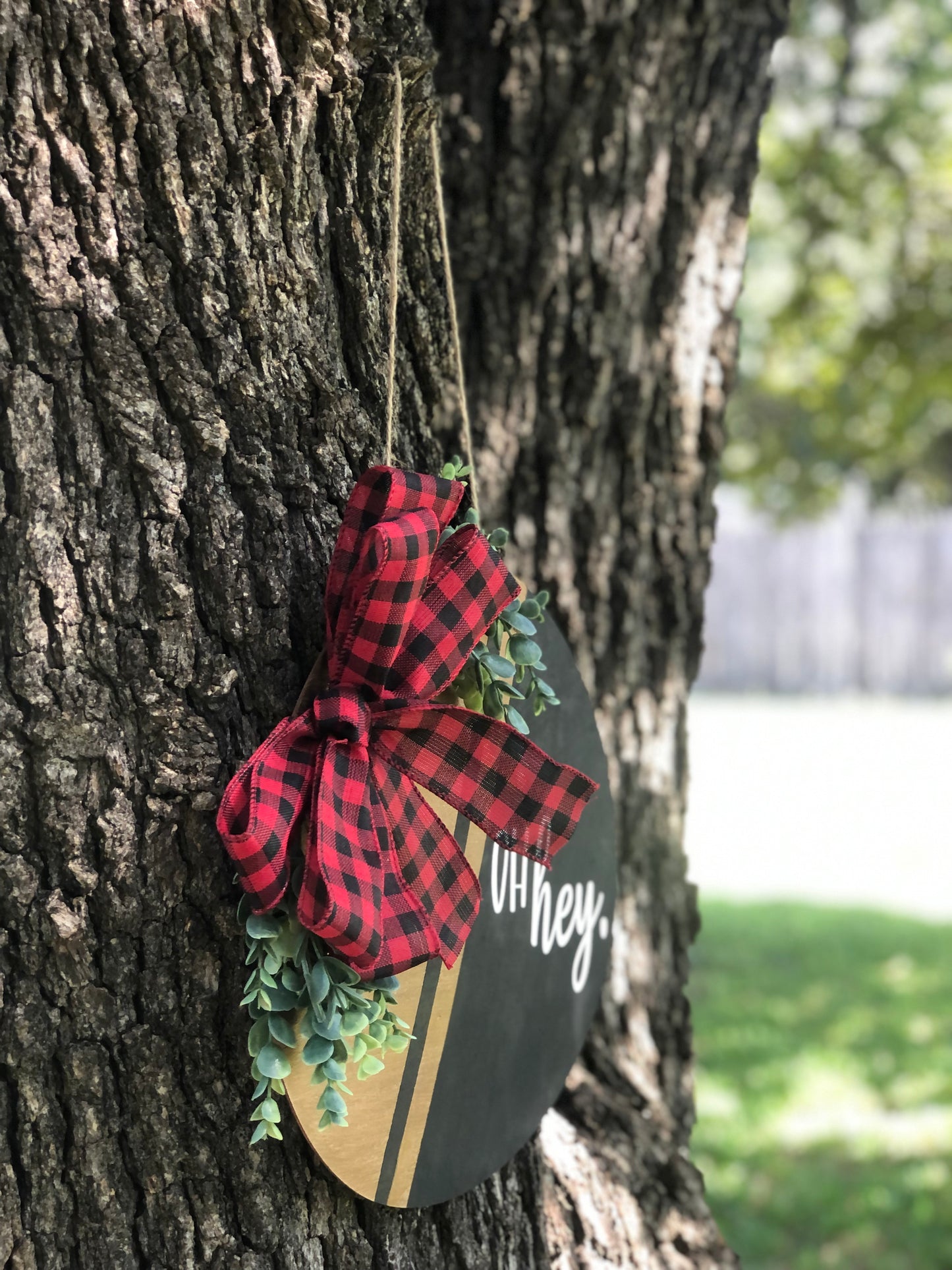 Oh Hey Wooden Door Hanger| Front Door Decor| Door Hanger| Handmade| Housewarming Gift| Wedding Gift