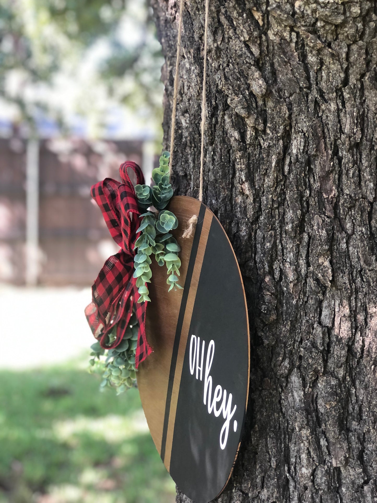 Oh Hey Wooden Door Hanger| Front Door Decor| Door Hanger| Handmade| Housewarming Gift| Wedding Gift