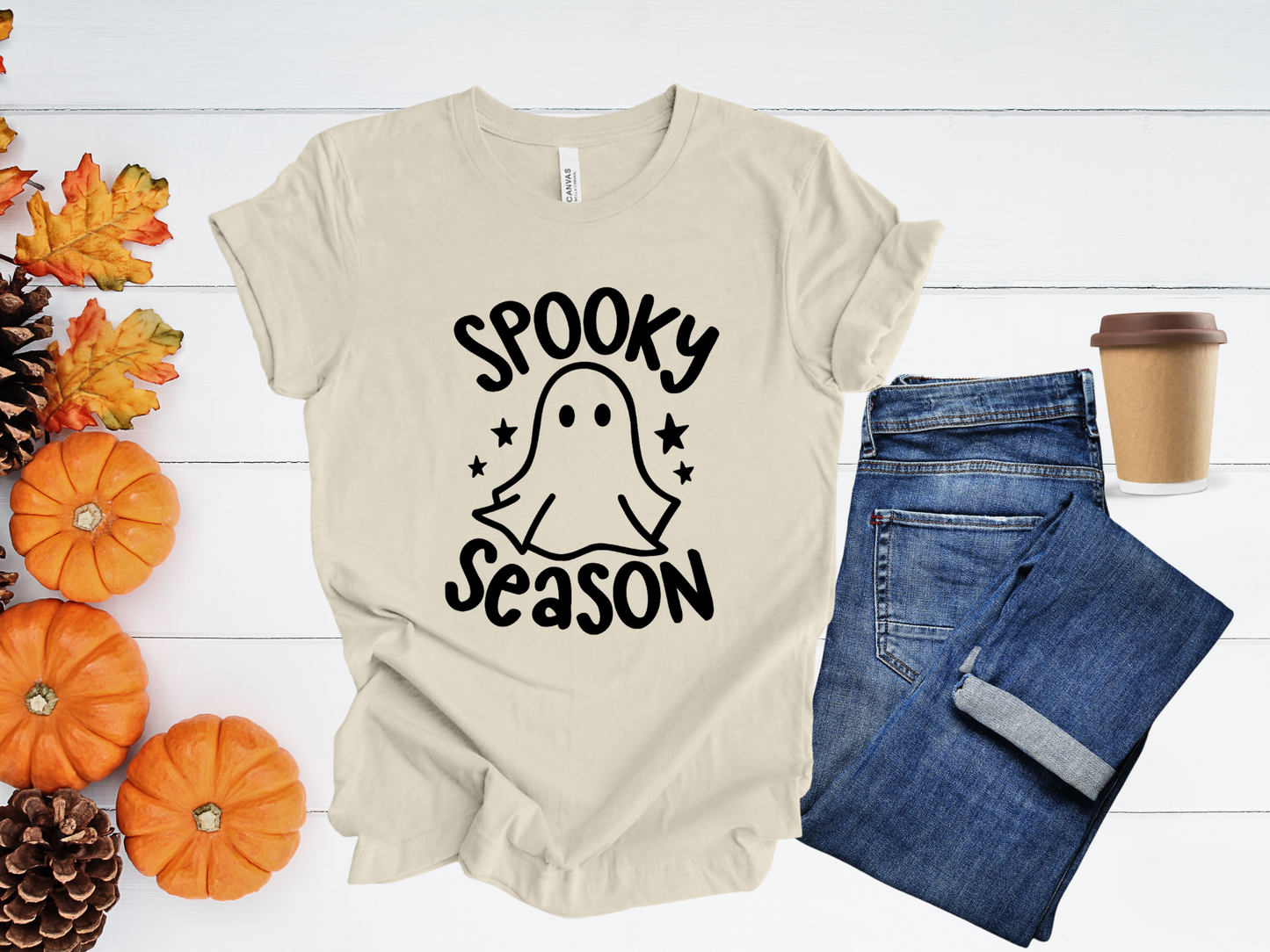Halloween T-Shirt | Spooky T-Shirt | Cute Ghost | Ghost T-Shirt | Halloween | Spooky Season