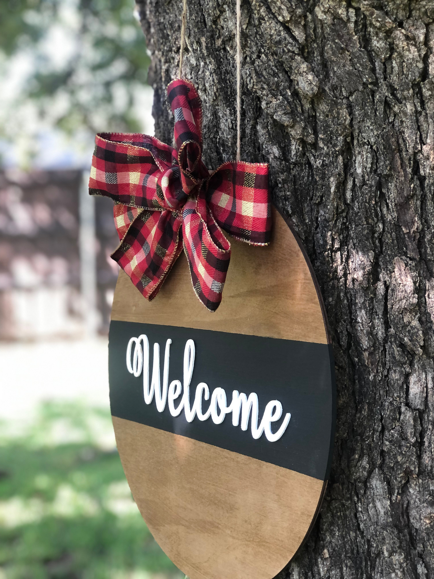 Welcome 3D Door Hanger
