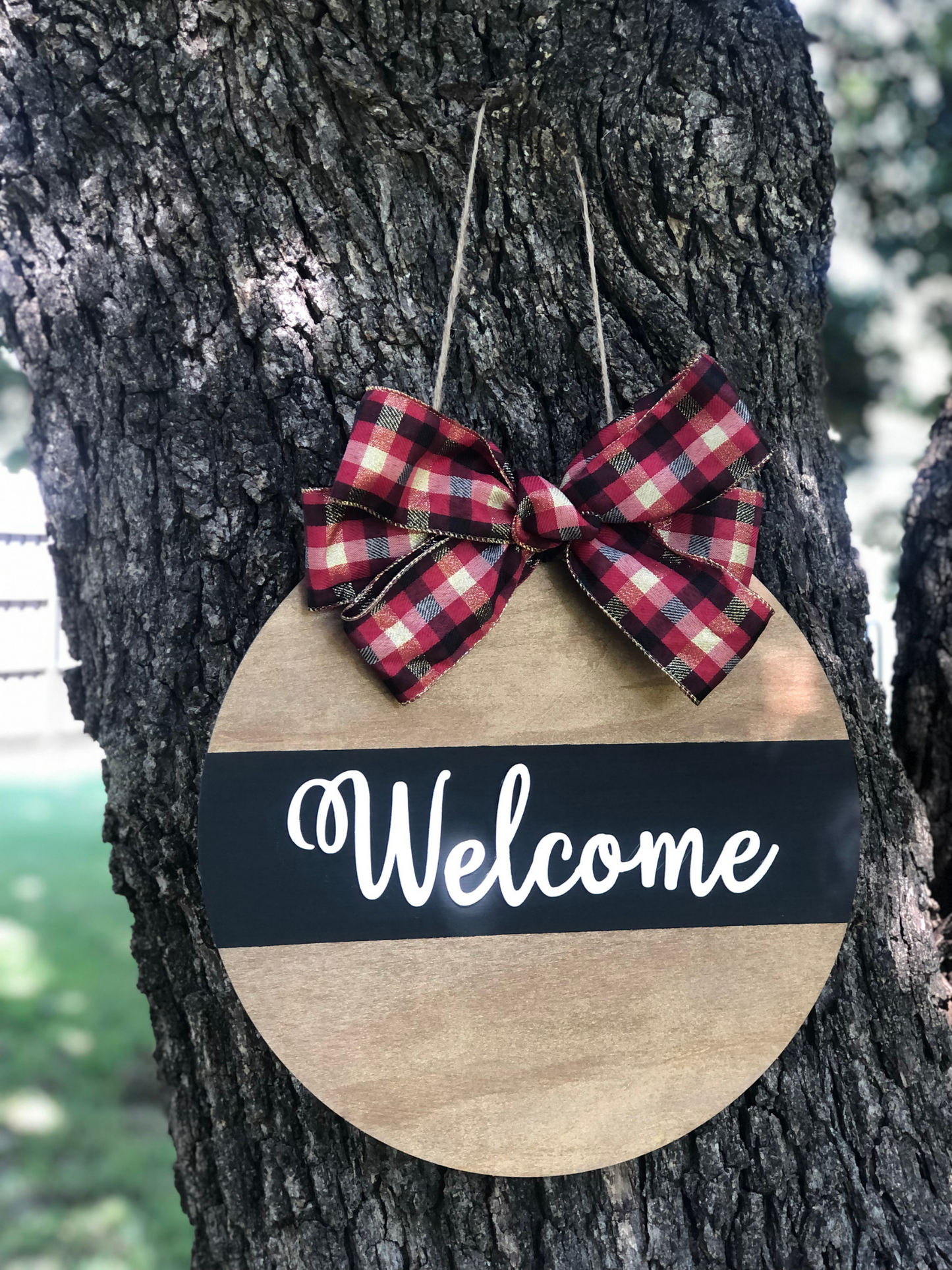 Welcome 3D Door Hanger