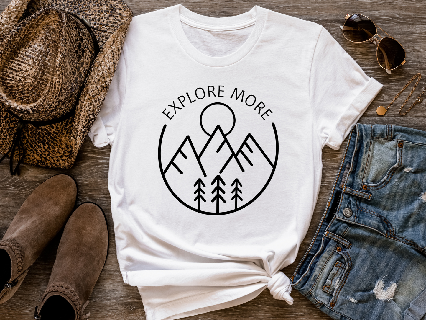 Explore More Outdoors T-Shirt | Explore T-Shirt | Outdoors | Camping T-Shirt | Hiking Tee | Women's Tee | Men's Tee | Adventure