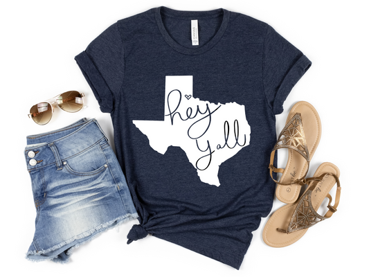 Texas T-Shirt | T-Shirt | T-Shirt | Texas | Hey Ya'll
