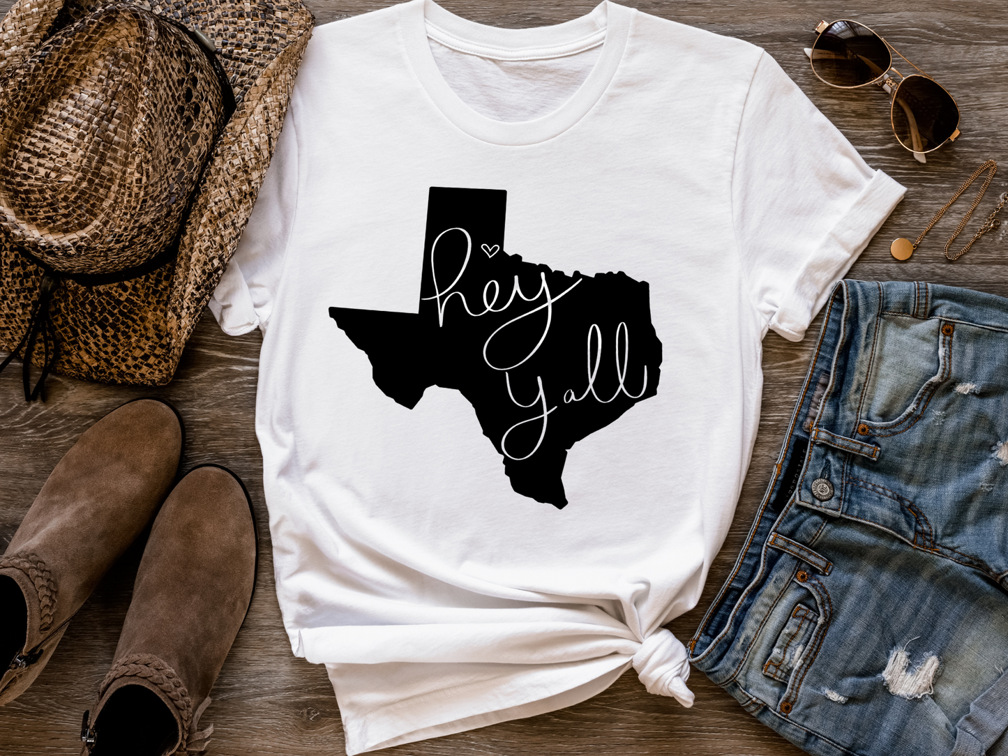Texas T-Shirt | T-Shirt | T-Shirt | Texas | Hey Ya'll