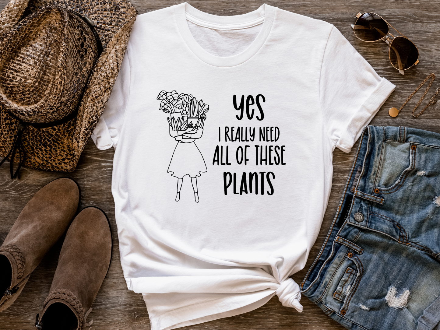 Plants T-Shirt | Plant Lady T-Shirt | Need Plants | Women's T-Shirt | Plants